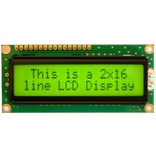 16X2 Character LCD Green